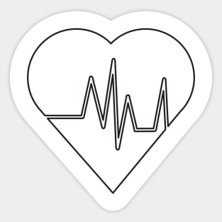 Heartbeat Sticker